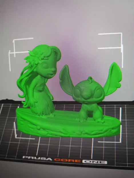 Mô hình 3D Lilo và Stitch dễ thương để trang trí bàn làm việc - Image 1