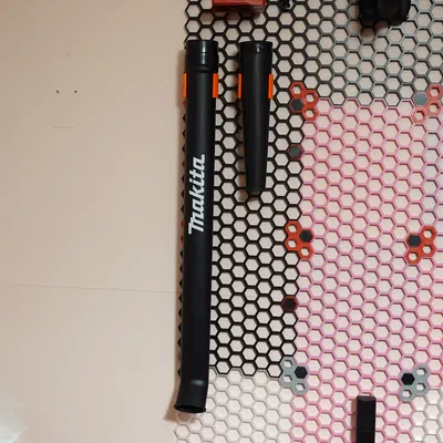 Giá treo ống thổi lá Makita cho Honeycomb Storage Wall (HSW) - Kèm file Fusion 360 và STEP