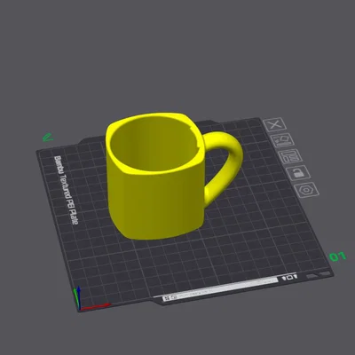 Mô Hình In 3D Greedy Cup - Cốc Nước Chơi Khăm Bạn Bè Vui Nhộn