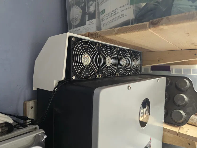 Giá đỡ quạt tản nhiệt dọc cho biến tần EG4 18kv - Image 1