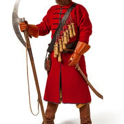 Mô hình in 3D chiến binh Nga cổ đại Streletc đầy uy quyền