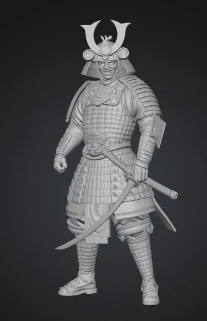 Mô hình Samurai Golden Crest - Tượng võ sĩ Nhật Bản ấn tượng - Image 1