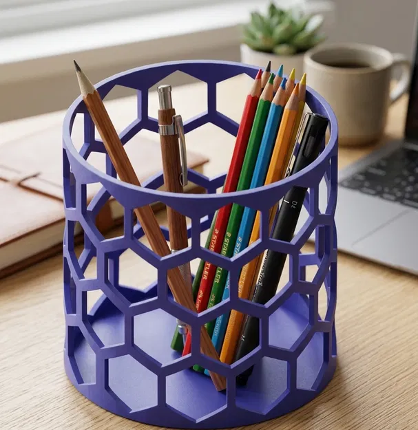 Khay đựng đồ để bàn lưới lục giác - Image 1