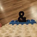 Mô hình ký hiệu Ampersand in 3D tương thích với bộ lắp ráp Duplo - Thumbnail 1