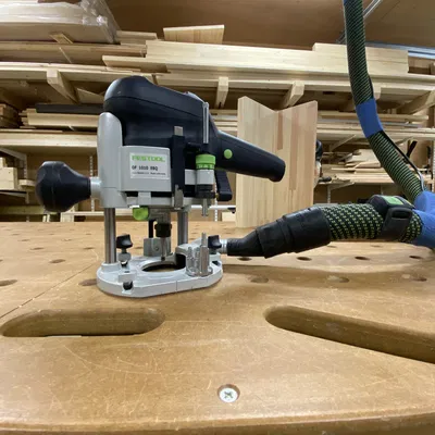 Adapter hút bụi cho Festool OF 1010 – Cổng Oval sang ống 36mm (Thiết kế nghiêng)