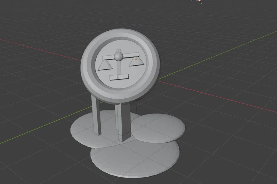 Mô hình phù hiệu luật sư Higuruma Jujutsu Kaisen in 3D - Image 2