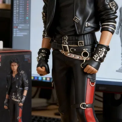 Mô hình 3D Ông hoàng nhạc Pop cực chi tiết cho fan sưu tầm