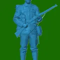 Mô hình lính bộ binh Anh WW1 - WW1 British Infantry Soldier - Thumbnail 1