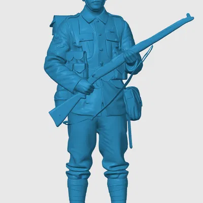 Mô hình lính bộ binh Anh WW1 - WW1 British Infantry Soldier