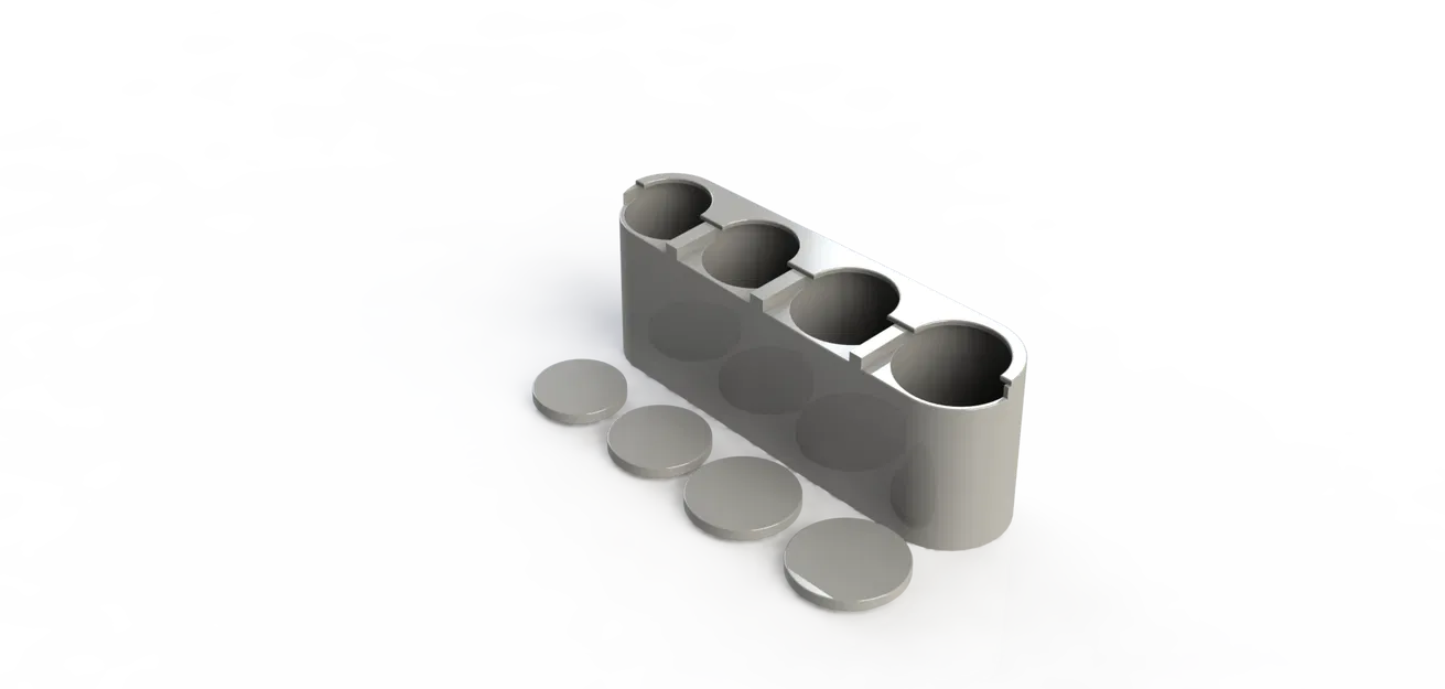 CoinMag Mini — Hộp đựng xu EDC lò xo (1, 2, 5, 10 UAH) - Image 1