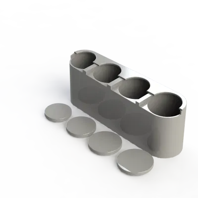 CoinMag Mini — Hộp đựng xu EDC lò xo (1, 2, 5, 10 UAH)