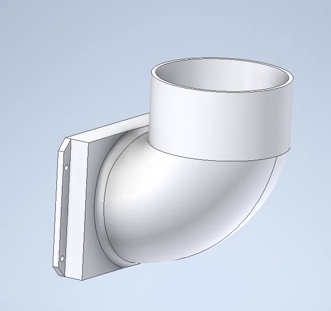 Bản Remix Ống Thoát Khí (Exhaust Duct) cho Prusa Core One - Image 1