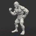 Mô hình 3D Sagat phong cách hoạt hình từ Street Fighter - Thumbnail 3