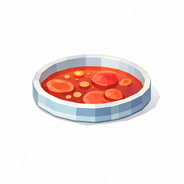 Mô hình đĩa cấy vi khuẩn Low Poly Petri Dish độc đáo cho người yêu khoa học - Image 1