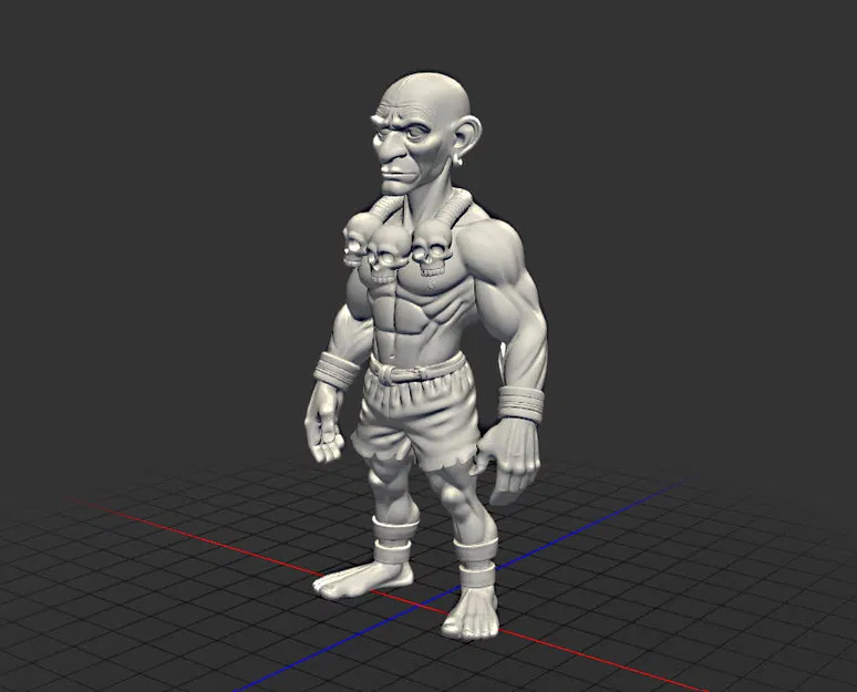 Mô hình 3D Dhalsim Street Fighter cực chất cho game thủ - Image 3