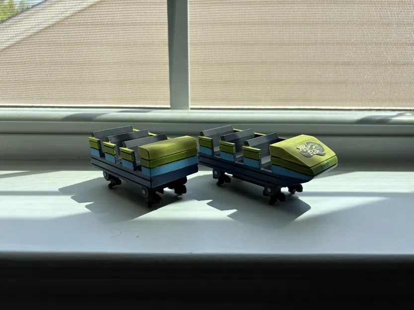 Mô hình tàu lượn Steel Eel - SeaWorld Morgan Hypercoaster - Image 2