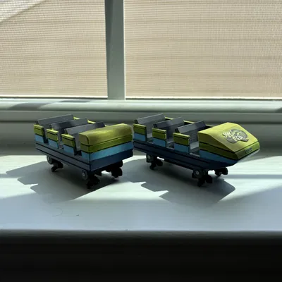 Mô hình tàu lượn Steel Eel - SeaWorld Morgan Hypercoaster