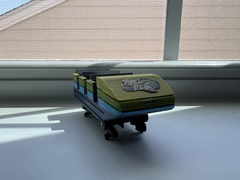 Mô hình tàu lượn Steel Eel - SeaWorld Morgan Hypercoaster - Image 3