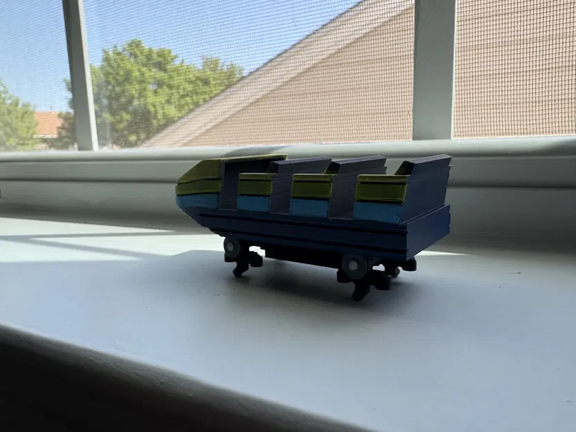 Mô hình tàu lượn Steel Eel - SeaWorld Morgan Hypercoaster - Image 4