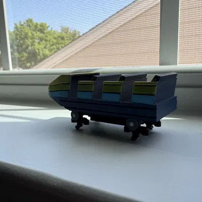 Mô hình tàu lượn Steel Eel - SeaWorld Morgan Hypercoaster