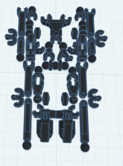 Bộ khung Exosuit tùy biến cực ngầu cho mô hình Dummy 13 - Image 1