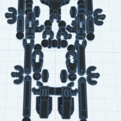 Bộ khung Exosuit tùy biến cực ngầu cho mô hình Dummy 13