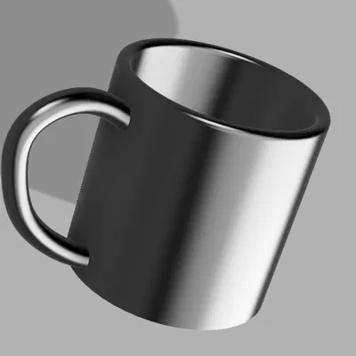 Mô hình chiếc cốc thiết kế đơn giản dành cho in 3D