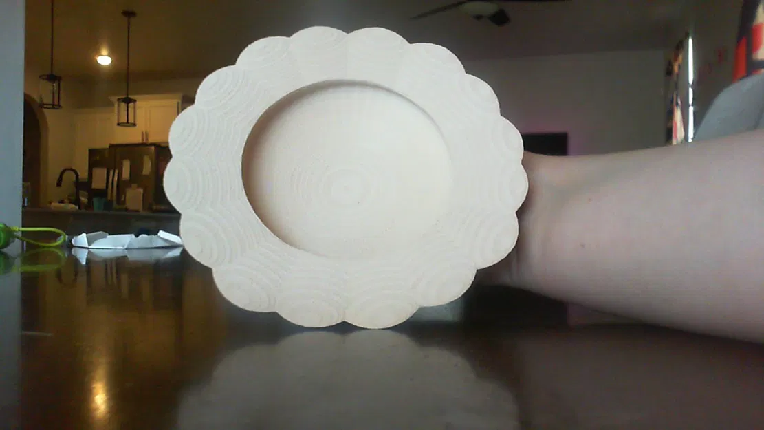 Mô hình tô hình hoa trang trí (Flower Bowl) in 3D tinh tế - Image 1