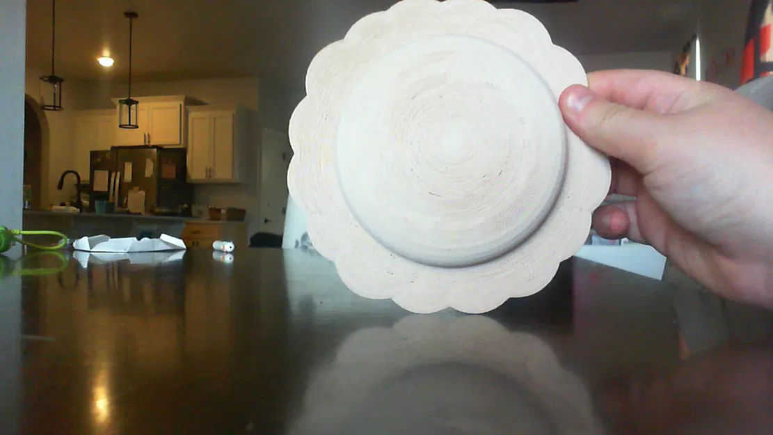 Mô hình tô hình hoa trang trí (Flower Bowl) in 3D tinh tế - Image 2