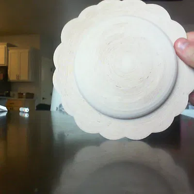 Mô hình tô hình hoa trang trí (Flower Bowl) in 3D tinh tế