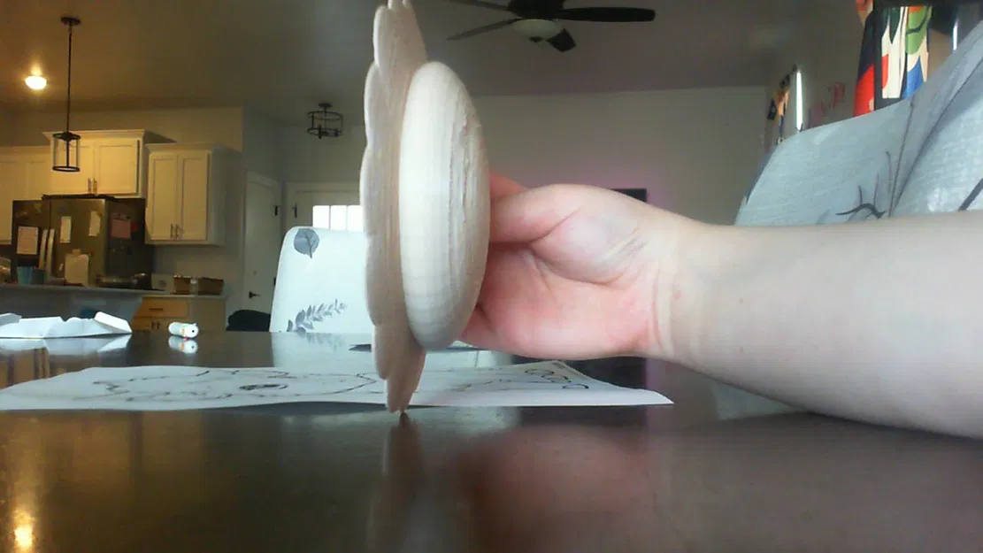 Mô hình tô hình hoa trang trí (Flower Bowl) in 3D tinh tế - Image 3