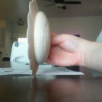 Mô hình tô hình hoa trang trí (Flower Bowl) in 3D tinh tế