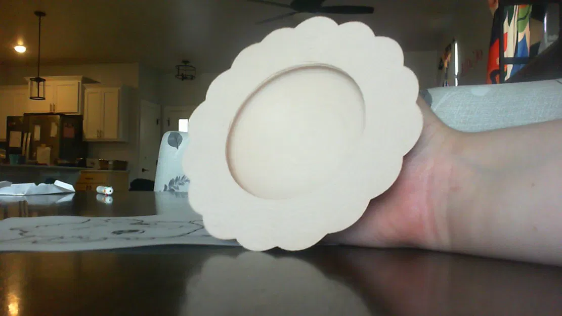 Mô hình tô hình hoa trang trí (Flower Bowl) in 3D tinh tế - Image 4