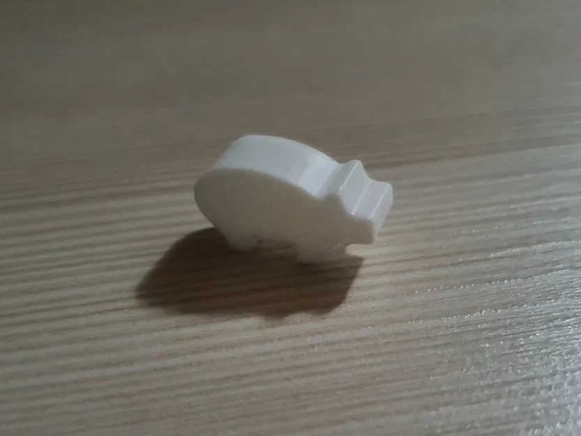 Mô hình chú heo (Pig) in 3D cho board game Carcassonne - Image 1