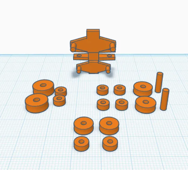 Mô hình bánh xe tàu lượn siêu tốc - Image 1