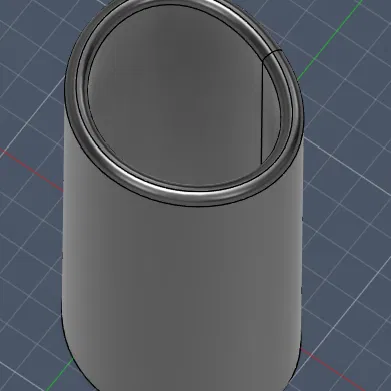 Ống cắm bút để bàn thiết kế tối giản, dễ in 3D