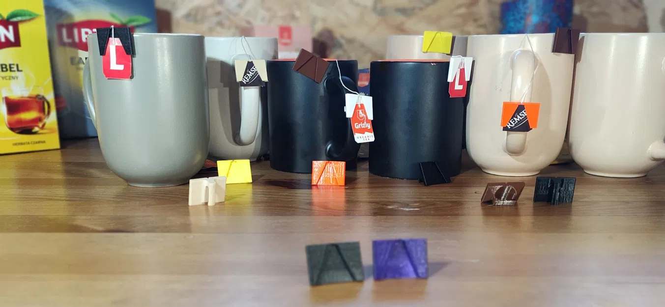 Giá treo túi trà Handle & Rim (Handle tea bag holder) - Image 4