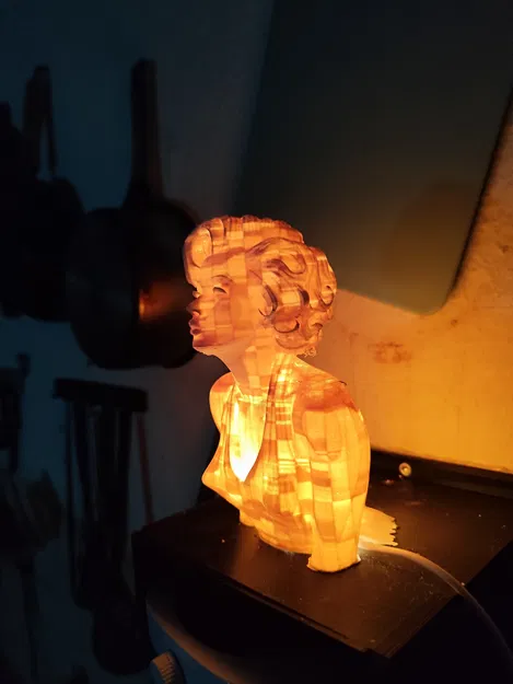 Đèn ngủ 3D in hình Marilyn Monroe sang trọng và nghệ thuật - Image 8