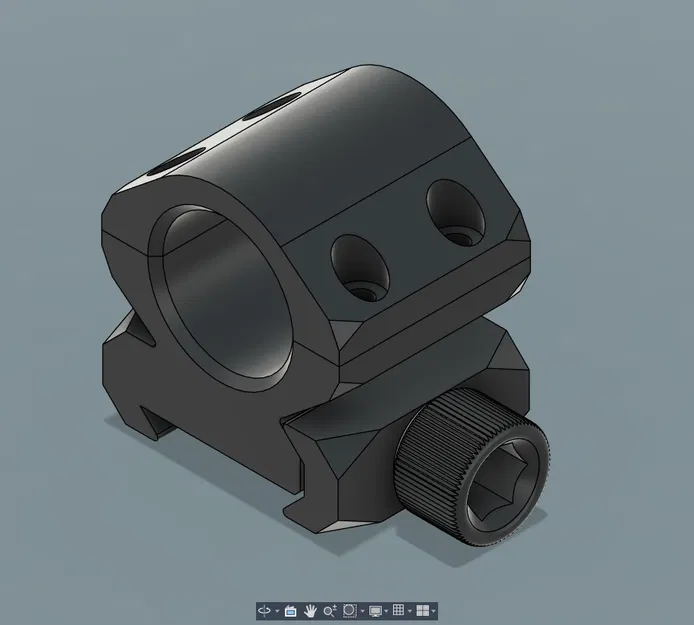 Ngàm gắn đèn pin tùy biến (Parametric Flashlight Mount) - Image 2