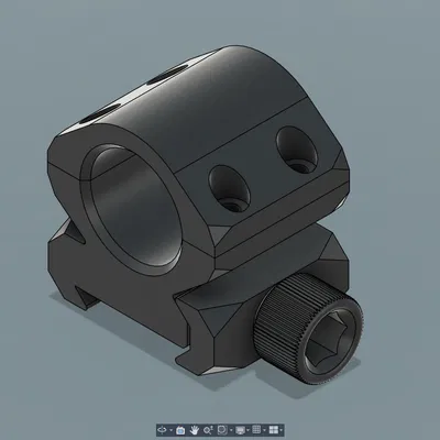 Ngàm gắn đèn pin tùy biến (Parametric Flashlight Mount)