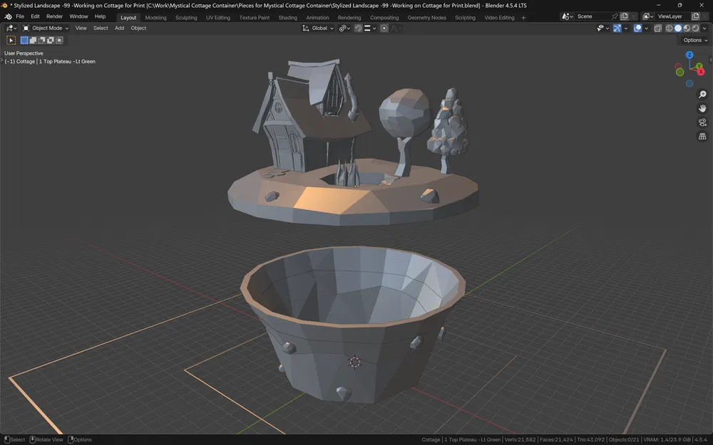 Hộp Đựng Mystical Cottage - Image 2