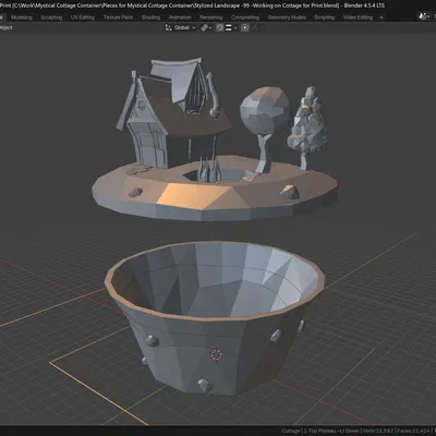 Hộp Đựng Mystical Cottage