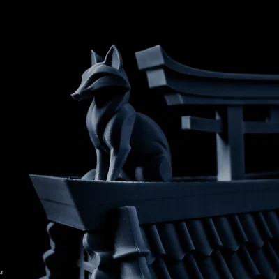 Hộp đựng hình Đền thờ Shinto (Box "Shinto Shrine")