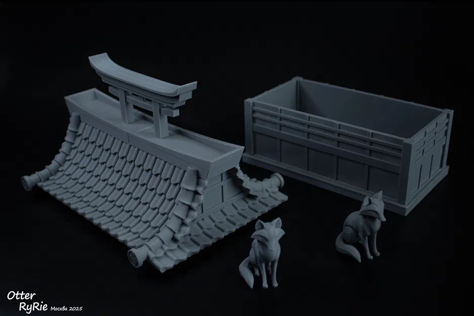 Hộp đựng hình Đền thờ Shinto (Box "Shinto Shrine") - Image 8