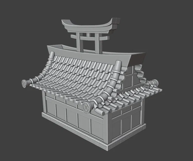 Hộp đựng hình Đền thờ Shinto (Box "Shinto Shrine") - Image 9