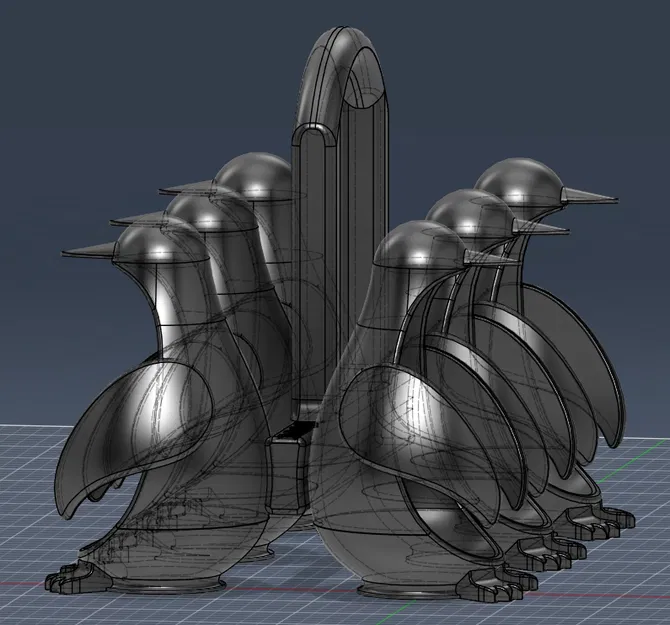 Ly đựng trứng hình chim cánh cụt (Penguin Egg Cup) - Image 5