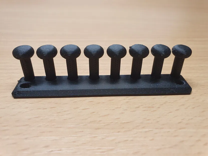 Thanh kẹp giữ dây cáp (Cable Holder) in 3D đơn giản và tiện lợi - Image 1