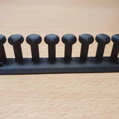 Thanh kẹp giữ dây cáp (Cable Holder) in 3D đơn giản và tiện lợi