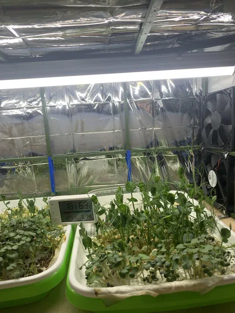 Khung Giàn Giáo Modular Cho Microgreens (Thanh ray 18cm) - Image 1