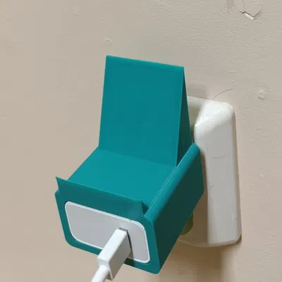 Giá đỡ củ sạc kiêm kệ điện thoại thông minh in 3D gọn gàng